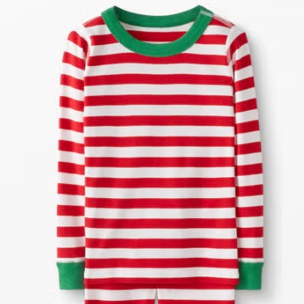 Hanna Anderson Striped Long John Pajamas